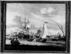 The Frigate's Maiden Voyage by Abraham Storck
