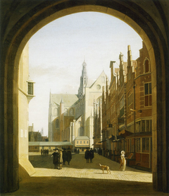 The Grote Kerk at Haarlem, Seen from the City Hall