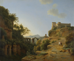 The Gulf of Naples with the Island of Ischia in the Distance by Joseph August Knip