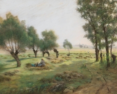 The hay harvest by Federico Rossano