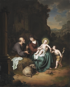 The Holy Family and Saint John the Baptist by Willem van Mieris