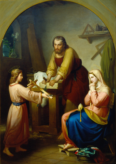 The Holy Family by Rafael Flores