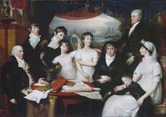 The Hope Family of Sydenham, Kent by Benjamin West