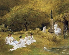 The Muses Garden by Lionel-Noel Royer