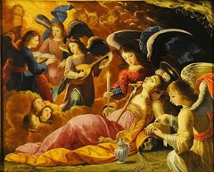 The Penitent Magdalene Comforted by Angels