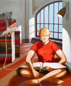 The reading room by federico cortese