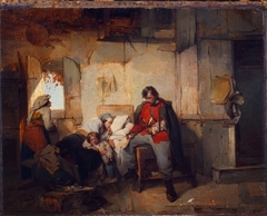 The return of the wounded soldier by Domenico Induno