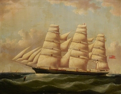 The ship 'Louisa Fletcher' by William Ball Spencer