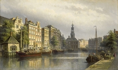 The Singel, Amsterdam, looking towards the Mint.