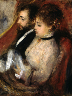 The Small Theater Box by Auguste Renoir