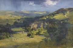 The Valley of Sir Richard Arkwright (1911) by Arthur Streeton