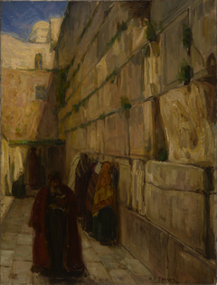 The Wailing Wall by Henry Ossawa Tanner