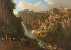 The Waterfall at Tivoli by Abraham Teerlink