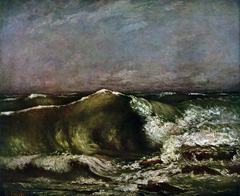 The Wave by Gustave Courbet
