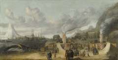 The Whale-oil Refinery near the Village of Smerenburg