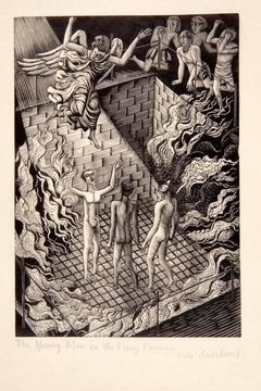 The Young Men in the Fiery Furnace - Eric Ravilious - ABDAG006775 by Eric Ravilious
