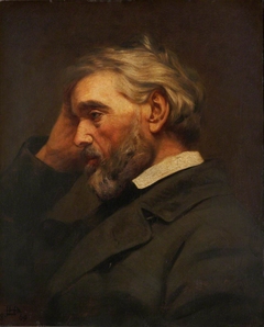 Thomas Carlyle (1795-1881) (after photographers Elliot and Fry) by James Archer