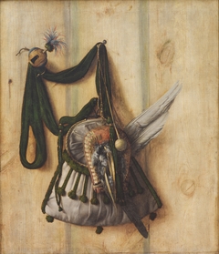 Trompe l'Oeil with Falconer's Bag and other Equipment for Falconry by Cornelis Norbertus Gijsbrechts