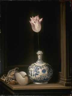 Tulip in a Wanli Kendi by Dirk van Delen