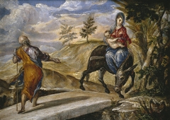 The Flight into Egypt by El Greco