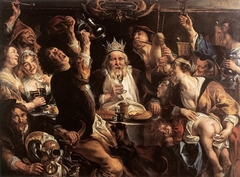 The King Drinks by Jacob Jordaens