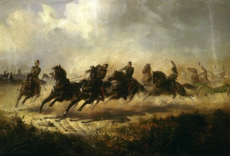 Charge of the artillery (Charge of Russian horse artillery)