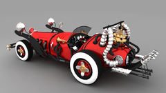 V20 Classic vintage stylish yet Elegant Car modelling By GameYan game development companies by GameYan Studio