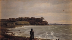 Ved Præstø Fjord i blæst by Carlo Dalgas