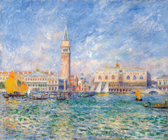 Venice, the Doge's Palace by Auguste Renoir