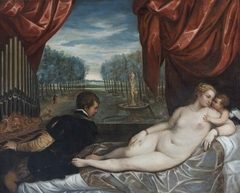 Venus and Organ Player (after Titian) by Anonymous