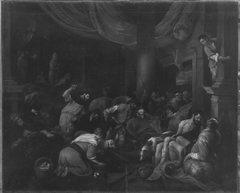 Vertreibung der Wechsler aus dem Tempel (Kopie nach) by Francesco Bassano the Younger
