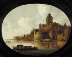 View of Nijmegen with Het Valkhof by Frans de Hulst