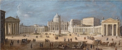 View of Saint Peter's Square, Rome by Gaspar van Wittel
