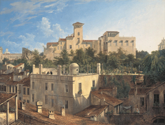 Villa Malta on Pincio by Domenico Quaglio the Younger