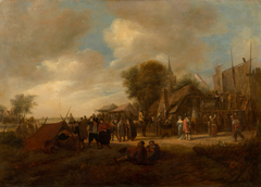 Village Fair by Jan Steen