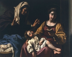 Virgin and Child with Saint Anne by Antiveduto Grammatica