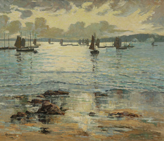 Waiting for the Tide (St Ives Fishing Fleet) by Herbert Ivan Babbage