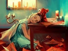  When she was six by Cyril Rolando