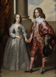 William II, Prince of Orange, and his Bride, Mary Stuart by Anthony van Dyck