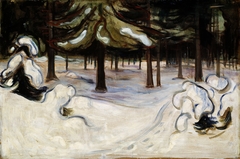 Winter by Edvard Munch