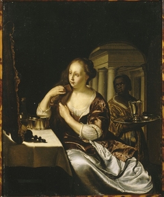 Woman at her Toilet by Frans van Mieris the Elder