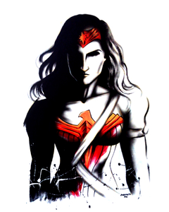 Wonder woman shadow by Jay Gonzales