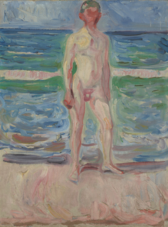 Young Man on the Beach by Edvard Munch